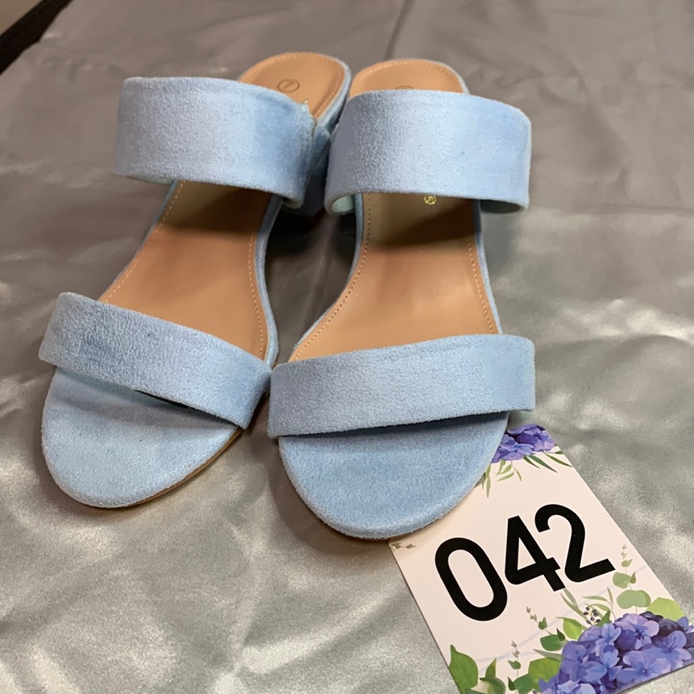 Blue heels